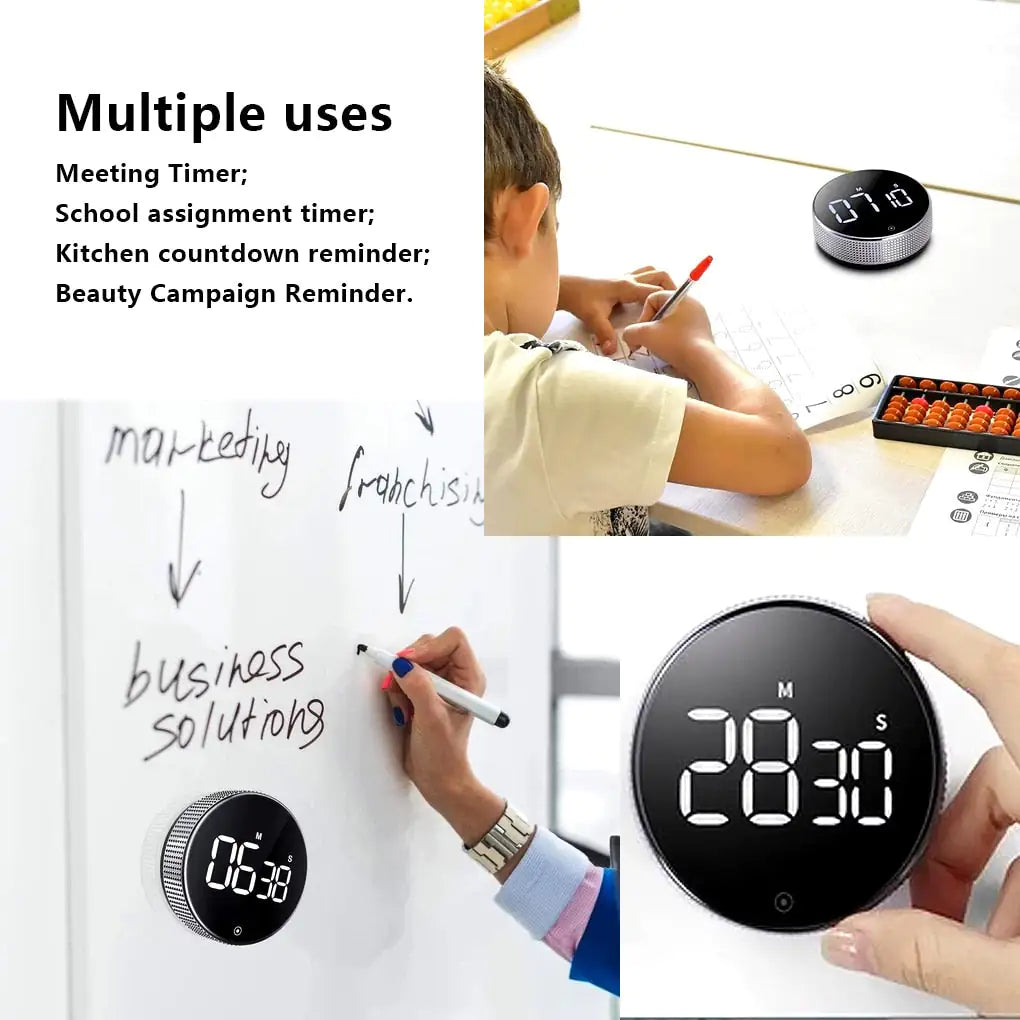  Easy-to-use digital kitchen timer with a large display, perfect for cooking, baking, and keeping track of all your kitchen activities.